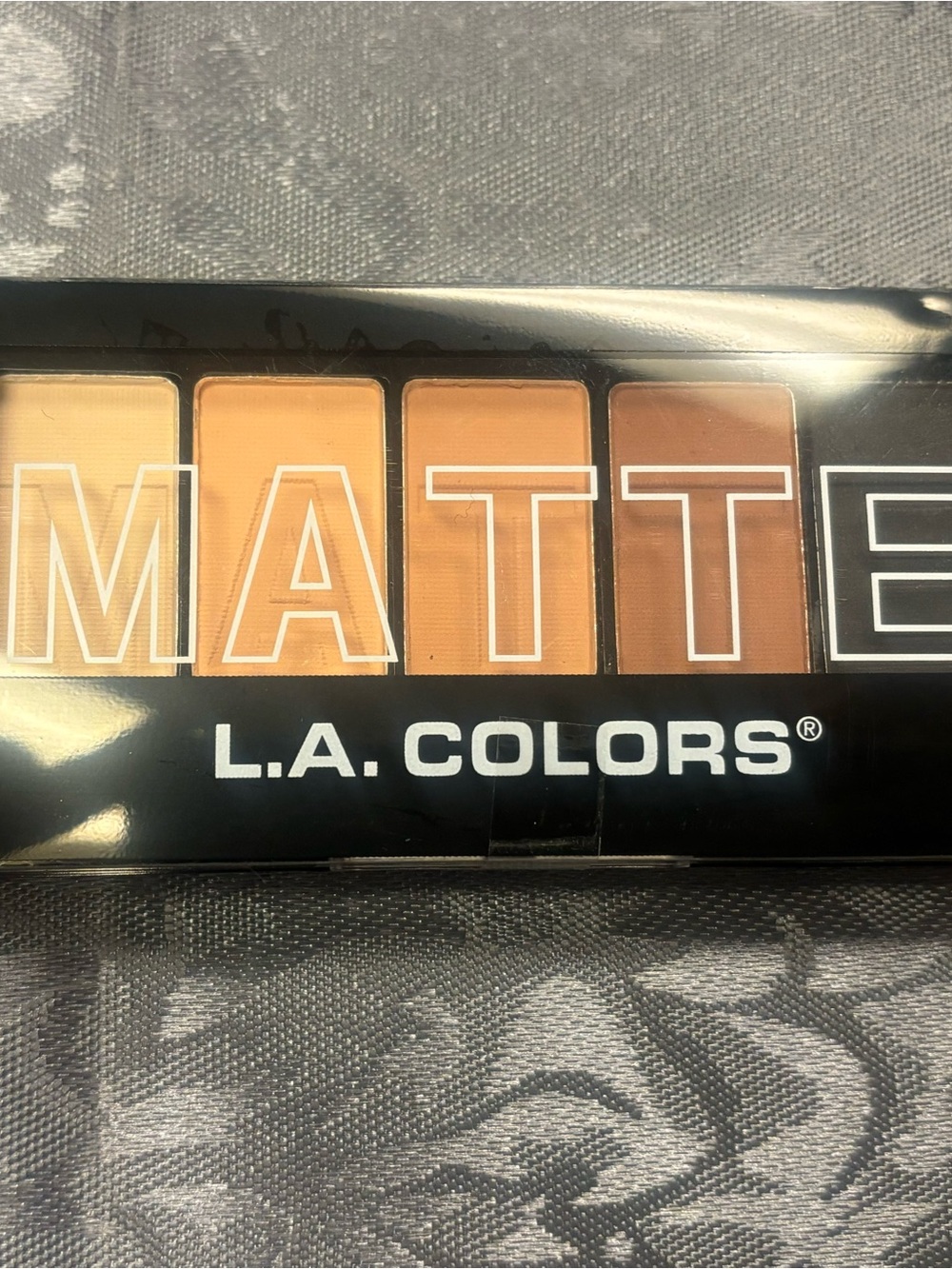 L.A. Colors 5 Matte Neutral Eyeshadow Palette - “Brown Tweed”
